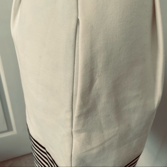 Women's Madewell Verse Striped Stretch Dress With Pockets  Black & Cream… - Picture 9 of 9